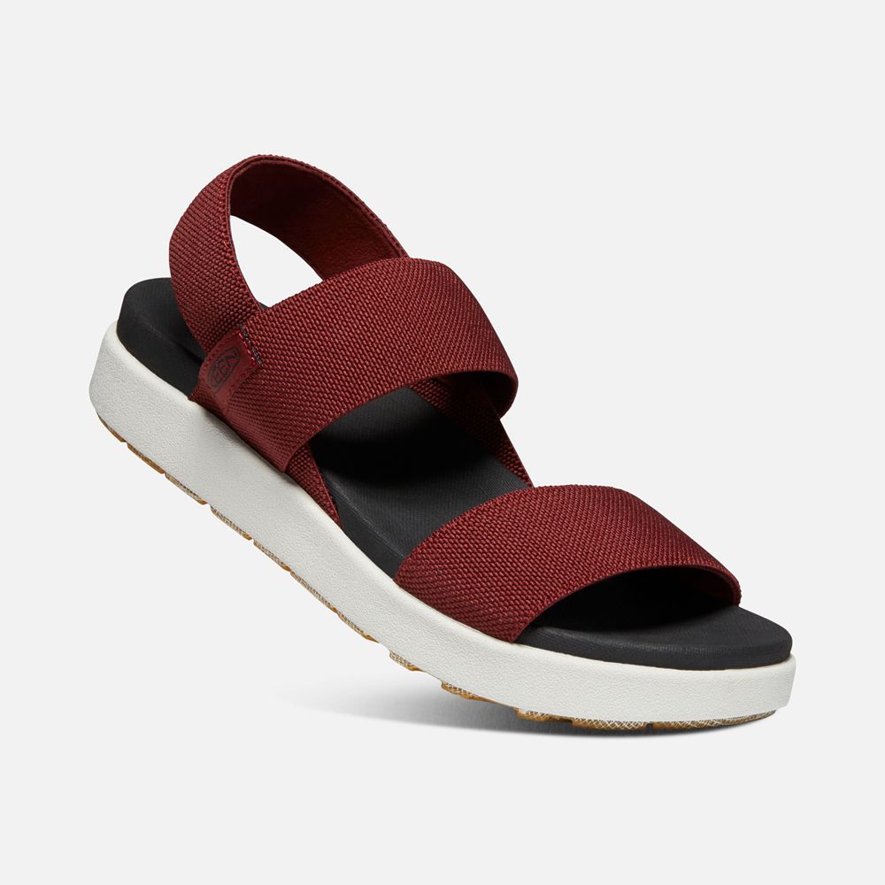 Sandales de Plage Keen Femme Rouge | Elle Backstrap | DXYHK-8713